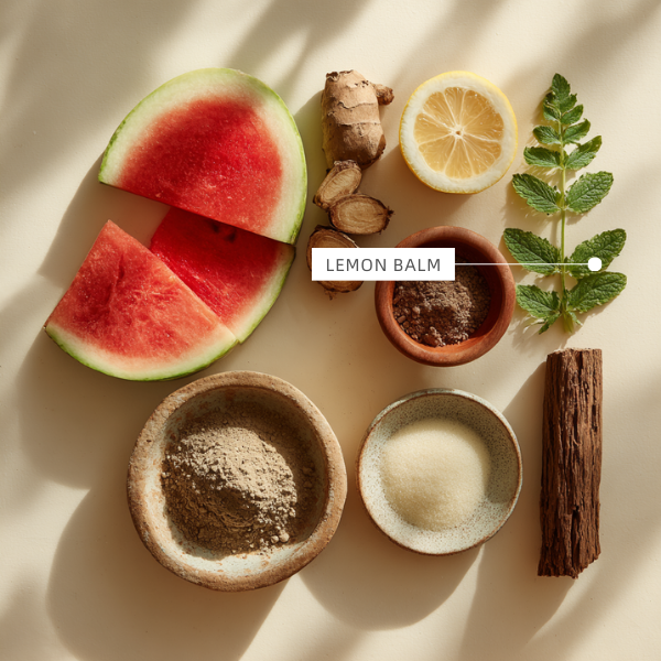 lemon balm ingredients  